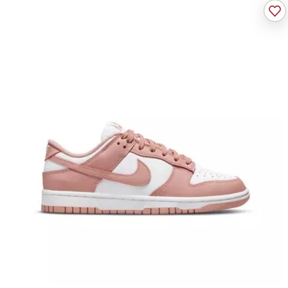 Nike Dunk Women's Sneakers in Pink rose and White - Picture 1 of 2